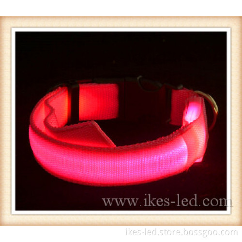 LED Dog Collar Rechargeable Dog Collar Waterproof LED Dog Collar